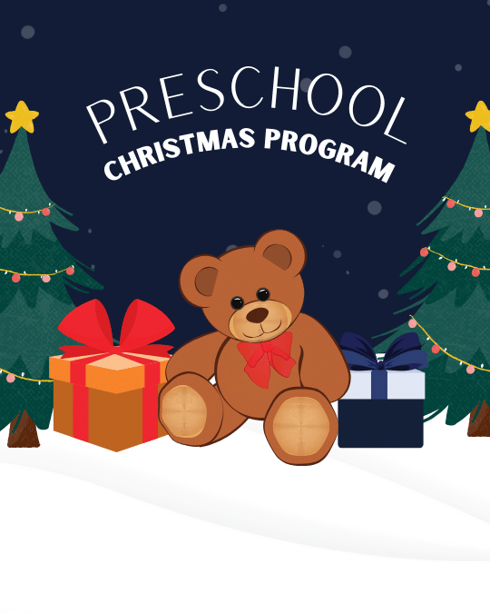 Preschool Christmas Program