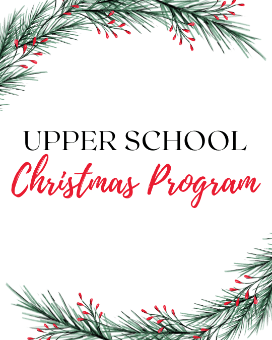 Photo of Upper School Christmas Program