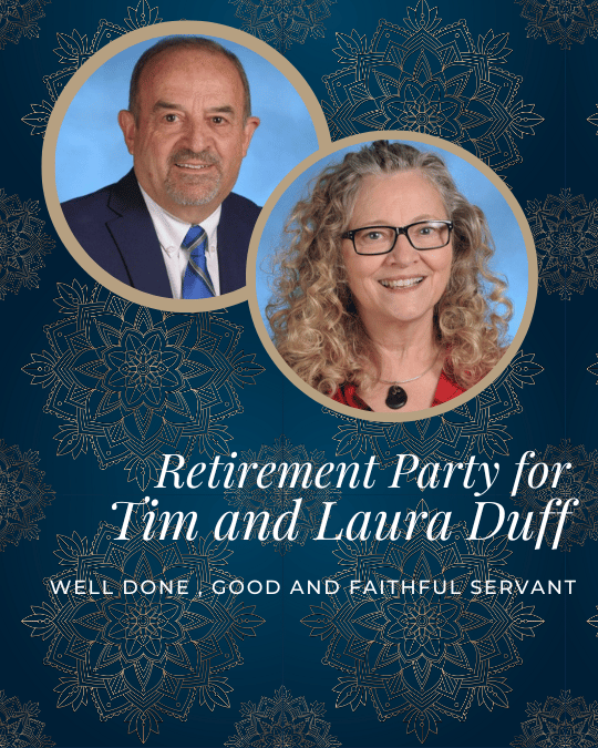 Farewell Tim & Laura Duff