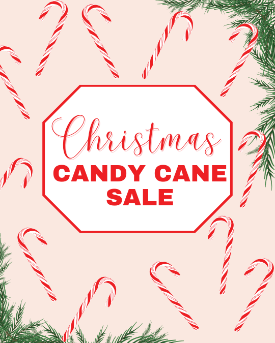 Christmas Candy Cane Sale